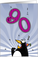 LOOK OUT! Here comes another birthday! - 90 years old card