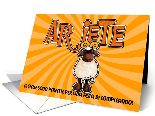 inviti festa di compleanno - Ariete (Birthday party... (413215)