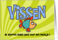 verjaardagsfeest uitnodigingen - Vissen (Birthday Party Invitations - Pisces) card