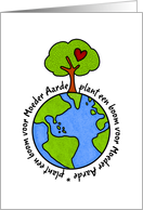 Earth Day - plant a tree for Mother Earth (dutch) card