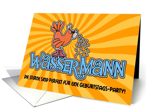 Geburtstag Einladungen - Wassermann (Birthday Party... (423779)
