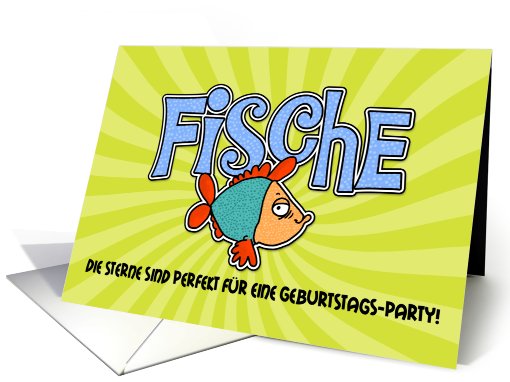 Geburtstag Einladungen - Fische (Birthday Party... (423781)