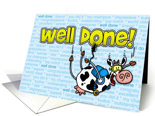 well done! - skydive card (442937)