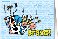 bravo! - skydive card