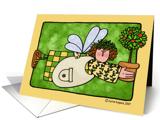 Seed of Friendship Garden Fairy card (44748)