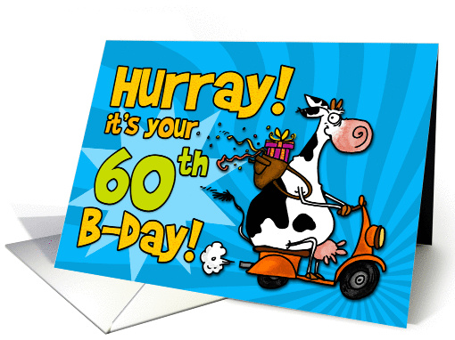 Hurray! it's your 60th birthday card (448260)