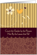 Count the Garden by the Flowers card