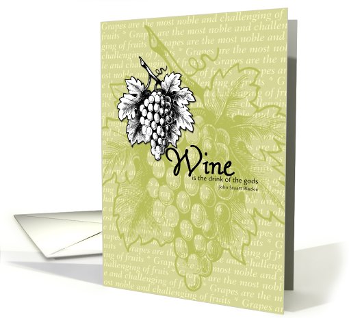 Wine Tasting Invitation (White) card (450268)