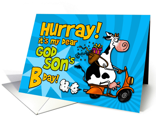 Hurray it's my dear godson's Bday! card (452123)