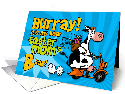 Hurray it's my dear foster mom's Bday! card (452535)