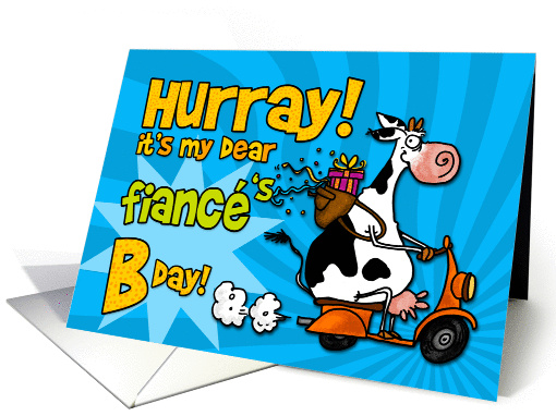 Hurray it's my dear fianc's Bday! card (452539)