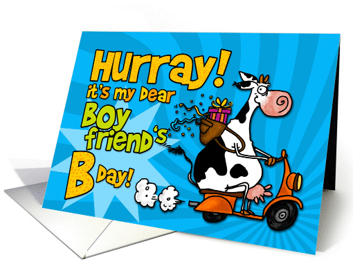 Hurray it's my dear boyfriend's Bday! card (452556)