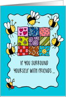 Friendship Quilting Bees card