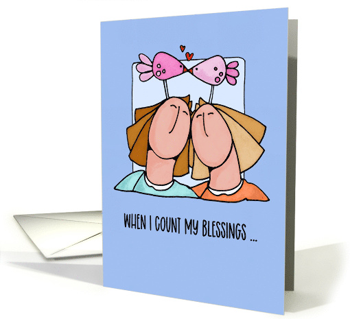 Friendship Blessings Girlfriends with Love Birds card (45490)