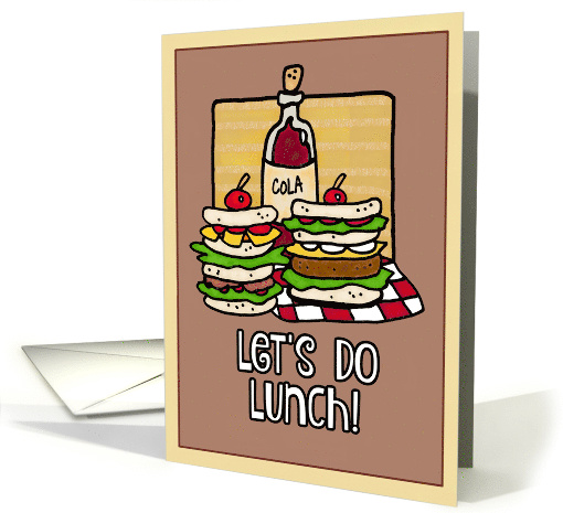 Let's do Lunch Invitation card (45540)