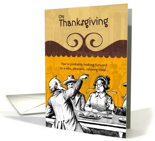 A Relaxing Thanksgiving Meal card (456291)