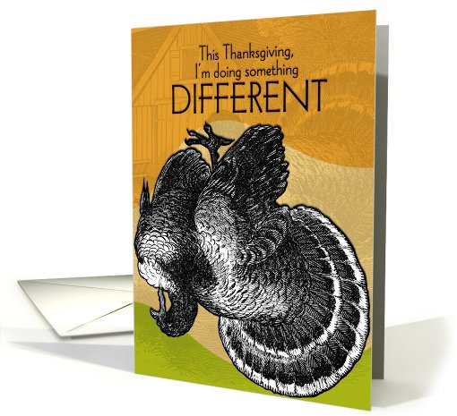 Something Different at Thanksgiving card (456292)
