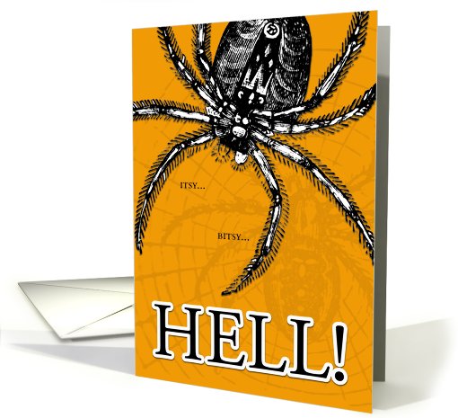 Halloween - Itsy Bitsy Hell card (456712)