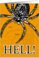 Halloween - Itsy Bitsy Hell card