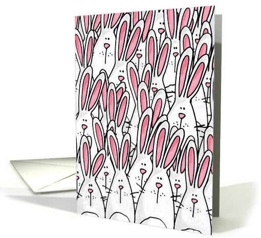 Multiplying Bunnies Easter Blessings card (45688)