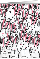 Multiplying Bunnies Easter Blessings card
