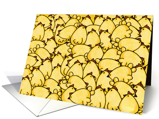 Easter Chicks Hanging Out With Your Peeps card (46014)