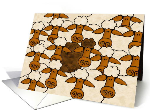 Friendship One Ewe Sheep card (46016)