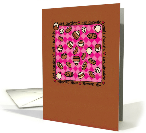 Chocolates card (46126)