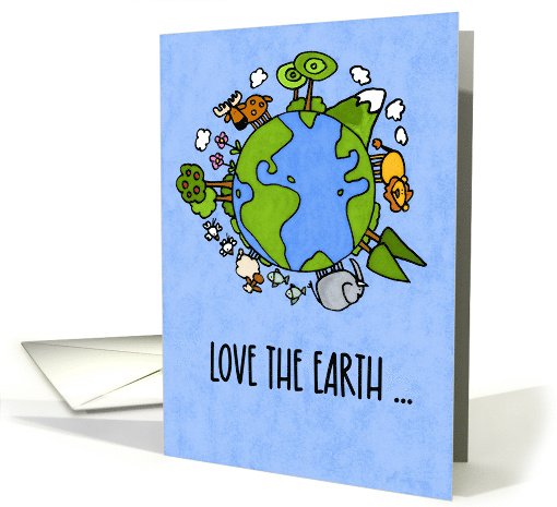 Earth Day love the Earth card (46144)