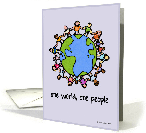 one world, one people card (47112)