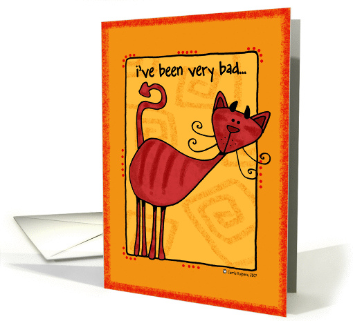 i've been very bad... card (47146)