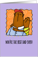 Father’s Day Best Dad card