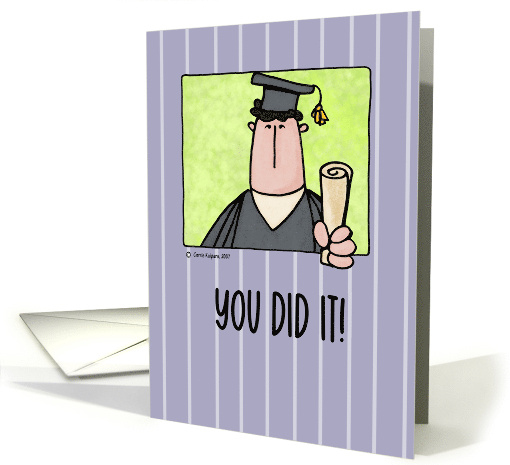 Congratulation Graduation for Him card (50378)