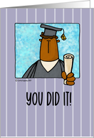 Congratulation Graduation for Him card