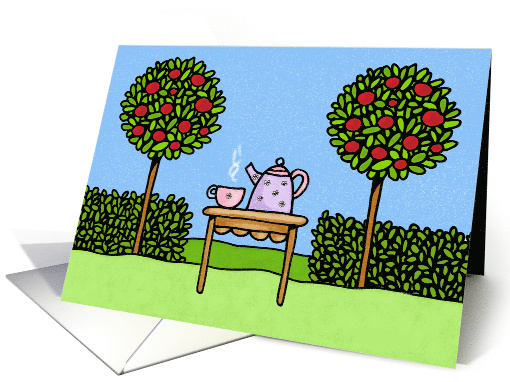 Mother in Law Day Tea Garden card (54576)