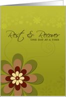 Rest & Recover - For Cancer Patients card