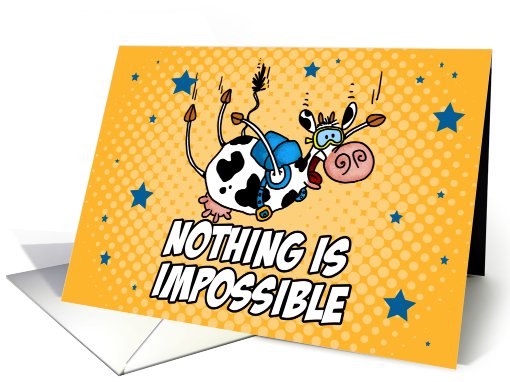 Pediatric Cancer - Nothing Is Impossible card (568095)