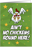 Pediatric Cancer - Ain’t No Chickens card
