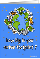 carbon footprint card