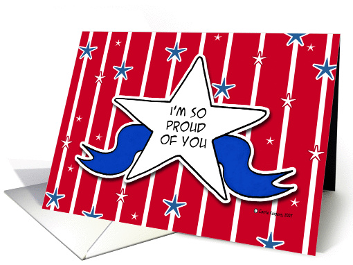 support our troops card (57691)