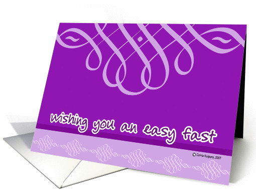 Wishing You an Easy Fast card (58240)