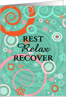 Cancer - Rest Relax Recover - For Young Adult card