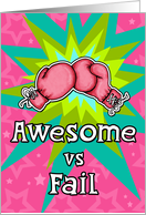 Cancer - Awesome Girl - For Young Adult card