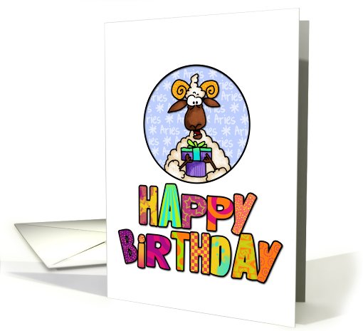 Happy Birthday - Aries card (597263)