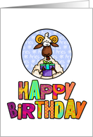 Happy Birthday - Aries card