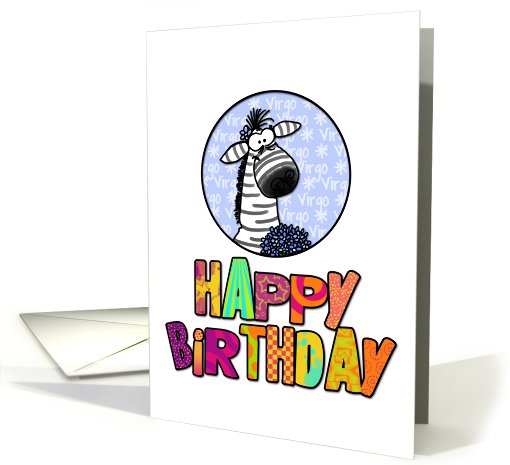 Happy Birthday - Virgo card (604156)
