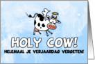 Holy Cow! verjaardag vergeten card