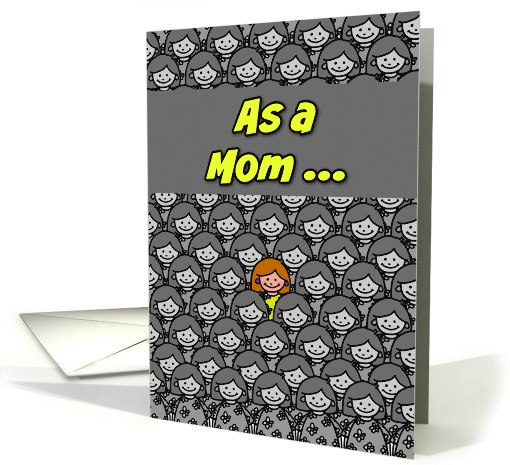 As A Mom Happy Mother's Day card (617108)