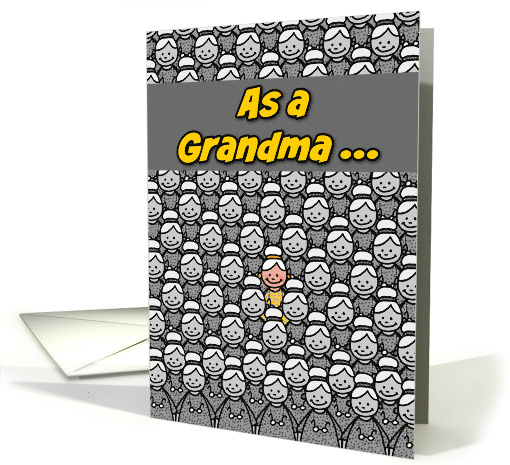 As A Grandma Happy Mother's Day card (617110)