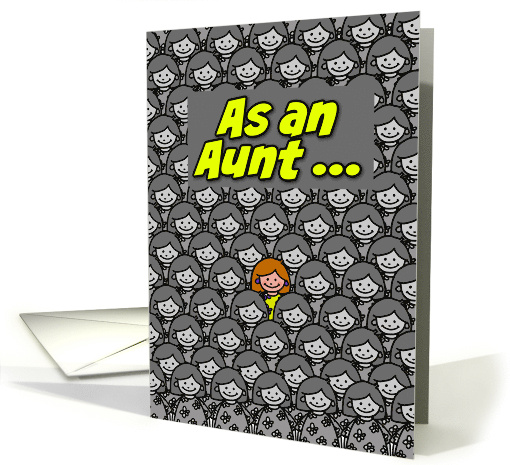 One In a Million Aunt Happy Birthday card (617226)